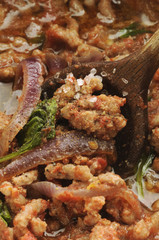 Preparazione del ragù
