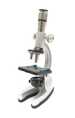 Microscope isolated on white background