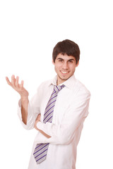 Young handsome businessman