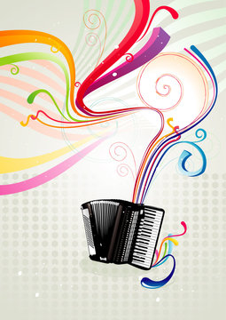 Accordion vector