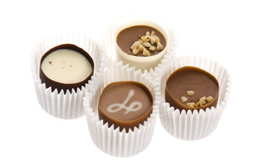 chocolates with sweet almonds