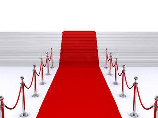 stairs and red carpet