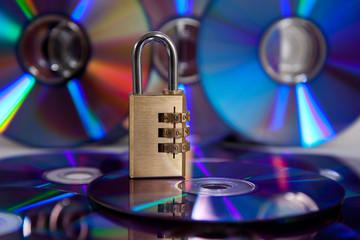 the disk protected by a code