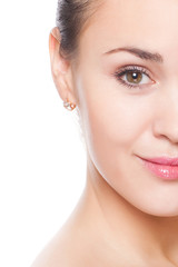 Obraz premium half of female face