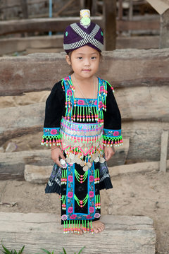 Mädchen von Asien Hmong
