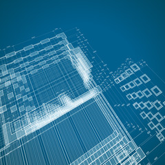 Abstract blueprint