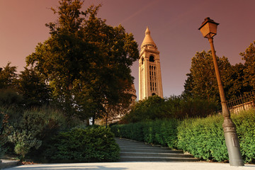 butte montmartre et  sacré-coeur