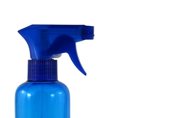 Blue spray bottle