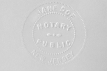 Notary stamp
