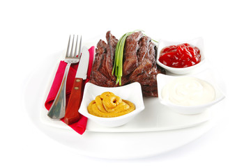 red meat with spices