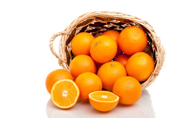 Basket of oranges