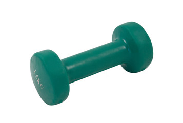 Dumbbell isolated on a white
