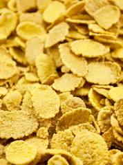 Corn flakes background