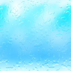 Water droplets raindrops background