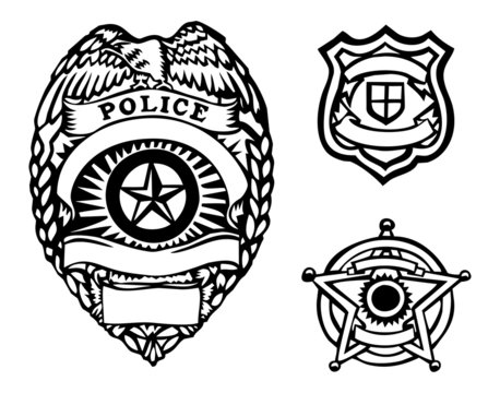 6,000+ Police Badge Stock Illustrations, Royalty-Free Vector