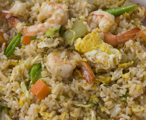 Fried rice with seafood