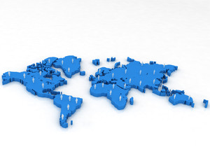 Map with People