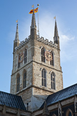 Fototapeta na wymiar English Church Tower