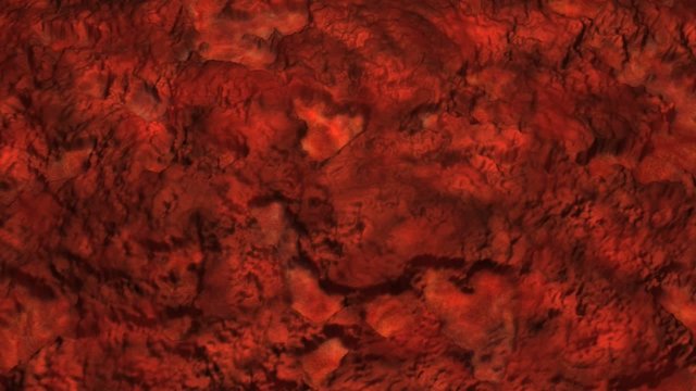 Dickflüssige Lava - Animation - 3D