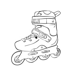 Roller skate sketch
