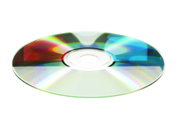 3D glasses reflected in DVD