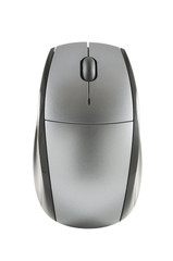 wireless computer mouse with clipping path