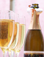 Champagne and glass