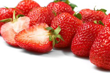 Fresh and tasty strawberries