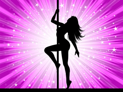 sexy pole dancer