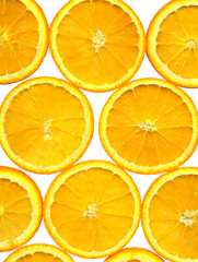Fototapeta na wymiar Sliced orange background, high resolution