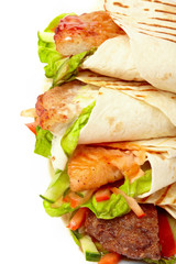 tortilla with vegetables