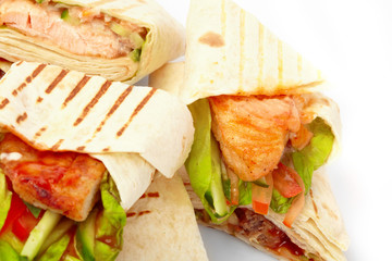 tortilla with vegetables