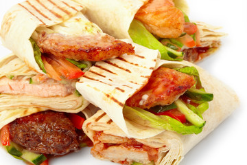 tortilla with vegetables