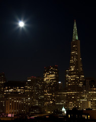 Fototapeta na wymiar San Francisco Night View