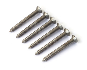 Six metal screws