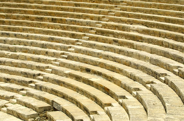 The ancient greek theater, Kourion, Cyprus