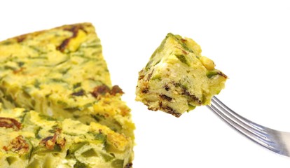 Frittata di uova con zucchine