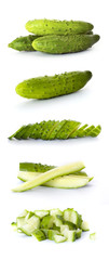 fresh cucumbers