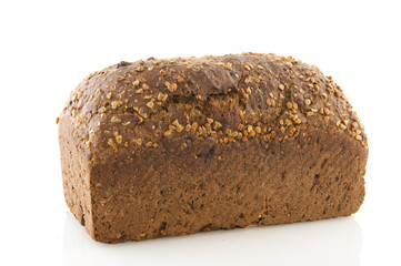 Brown bread with grain