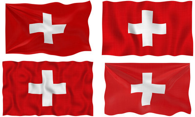 Fototapeta premium Flag of Switzerland