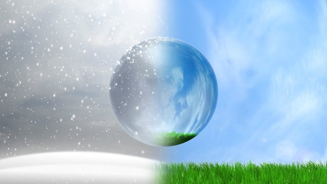 Winter Snow and Summer Sun