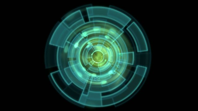 Metal and Glass Materials : spacey circles