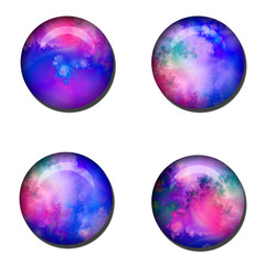 Abstract Web Button Set