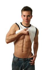 Fototapeta premium Muscular Abs