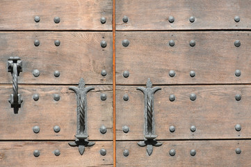 Medieval door detail