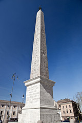 Fototapeta na wymiar Egyption Needle in Central Rome