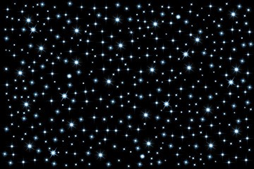 fondo noche estrellas azules