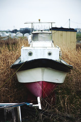 fishing boat in the dray