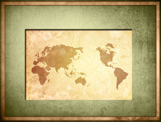 Fototapeta na wymiar world map textures and background