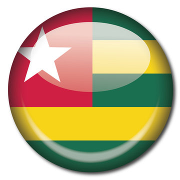 Chapa bandera Togo
